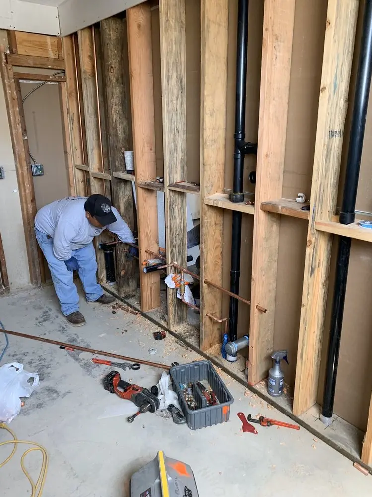 Commercial rough-in plumbing for Gas Line Repair in Ward Estates